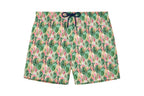 Taormina Beach Boxer | Green Print 403179-P126
