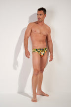 Etna Swim Mini Briefs | Navy Print 403180-P0RA