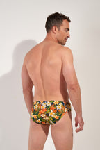 Etna Swim Mini Briefs | Navy Print 403180-P0RA