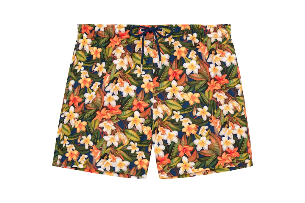 Etna Beach Boxer | Navy Print 403182-P0RA