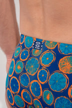 Trapani Swim Mini Briefs | Navy Print 403186-P0RA