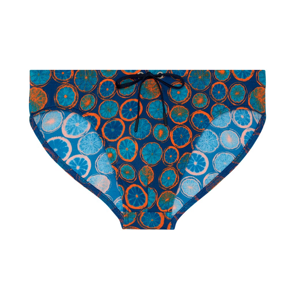 Trapani Swim Mini Briefs | Navy Print 403186-P0RA