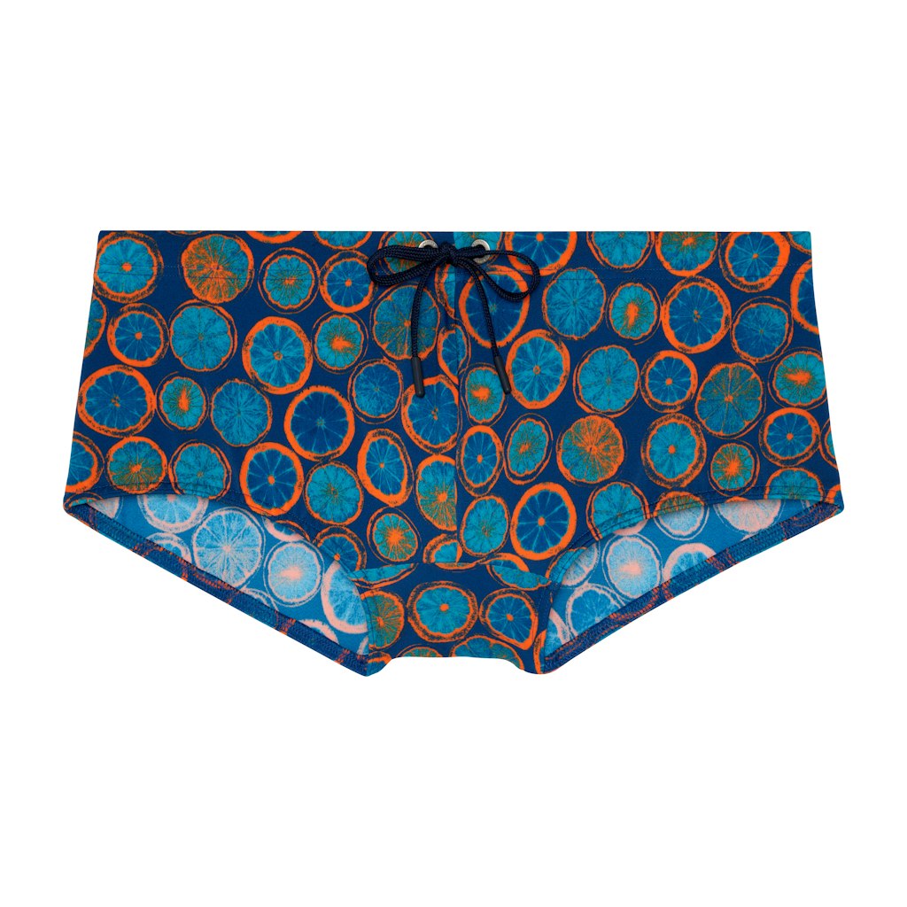 Trapani Swim Trunk | Navy Print 403187-P0RA