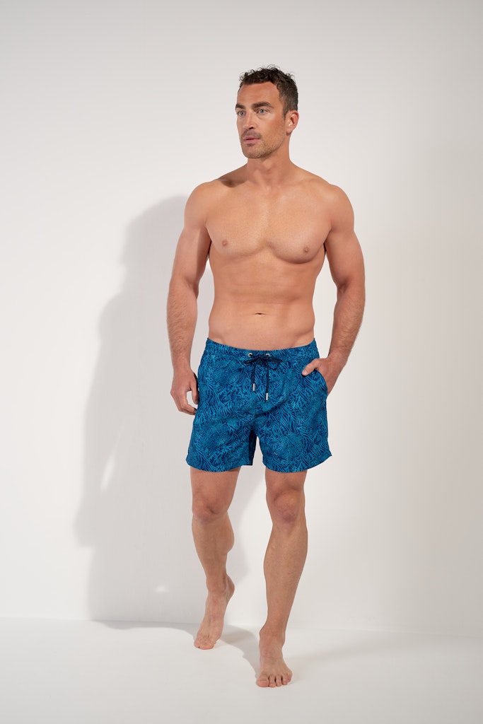 Panarea Beach Boxer | Blue Print 403191-P0BI