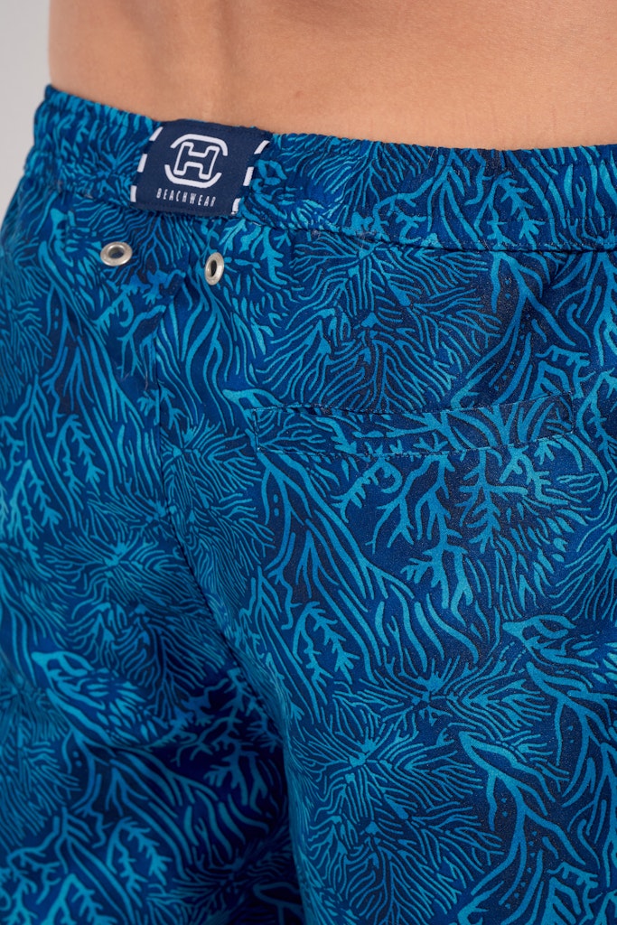 Panarea Beach Boxer | Blue Print 403191-P0BI
