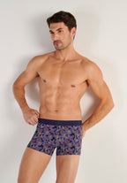Ringo Boxer Briefs | Navy Print 403202-P0RA