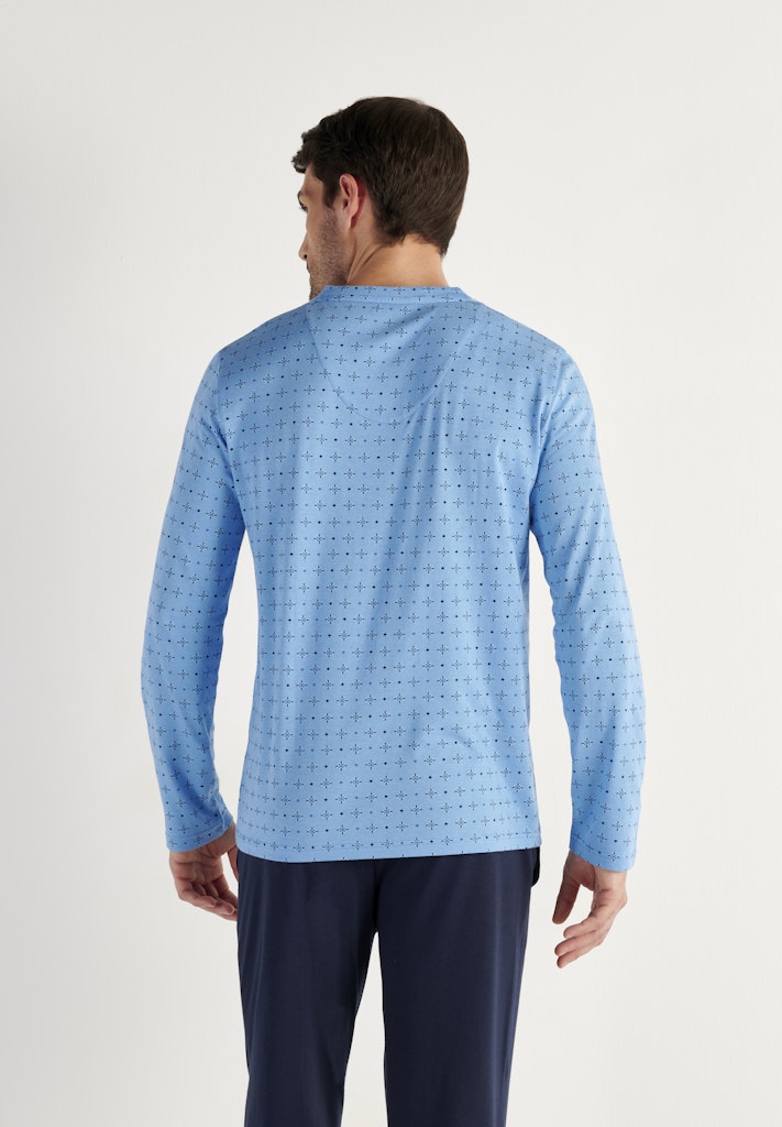 Alan Long Sleepwear | Blue Print 403207-I0BI