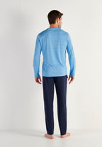 Alan Long Sleepwear | Blue Print 403207-I0BI