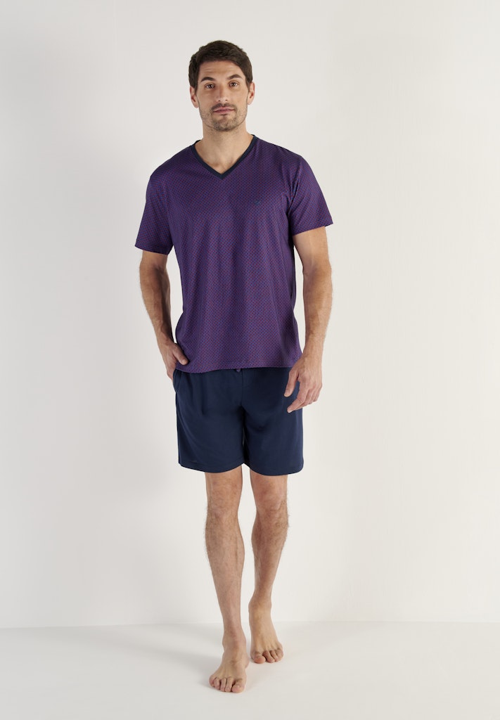 Fats Short Sleepwear | Navy Print 403208-I0RA