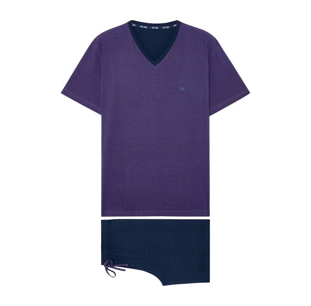 Fats Short Sleepwear | Navy Print 403208-I0RA