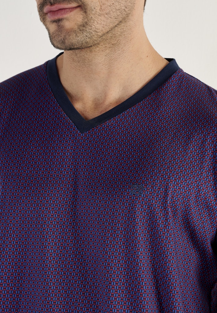 Fats Long Sleepwear | Navy Print 403209-I0RA