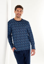 Elvis Long Sleepwear | Blue Print 403210-I0BI