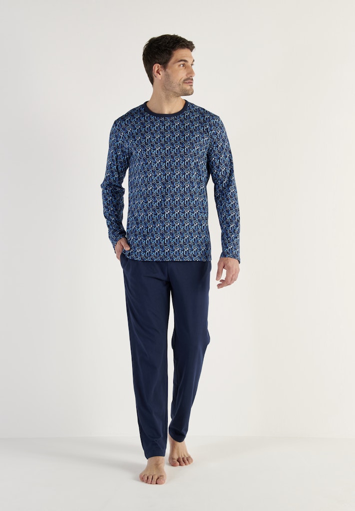 Elvis Long Sleepwear | Blue Print 403210-I0BI