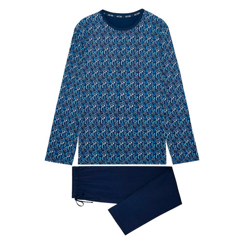 Elvis Long Sleepwear | Blue Print 403210-I0BI