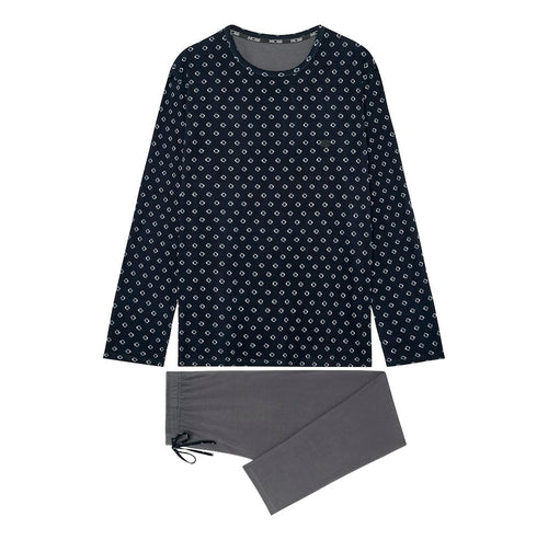 Duane Long Sleepwear | Black Print 403211-I004