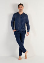 Bo Long Sleepwear | Navy Print 403213-I0RA