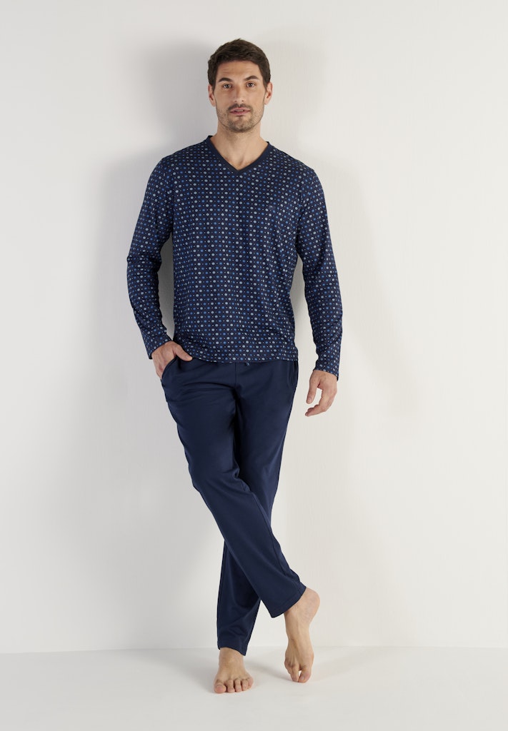 Bo Long Sleepwear | Navy Print 403213-I0RA