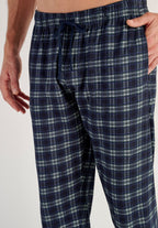 Sid Long Sleepwear | Navy Check 403217-C0RA