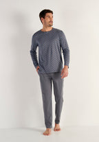 Paisley Long Sleepwear | Grey Print 403219-I0ZU