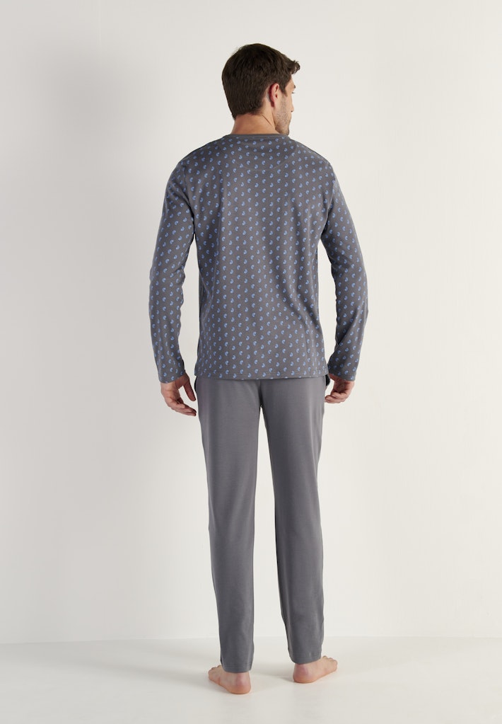 Paisley Long Sleepwear | Grey Print 403219-I0ZU
