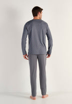 Paisley Long Sleepwear | Grey Print 403219-I0ZU