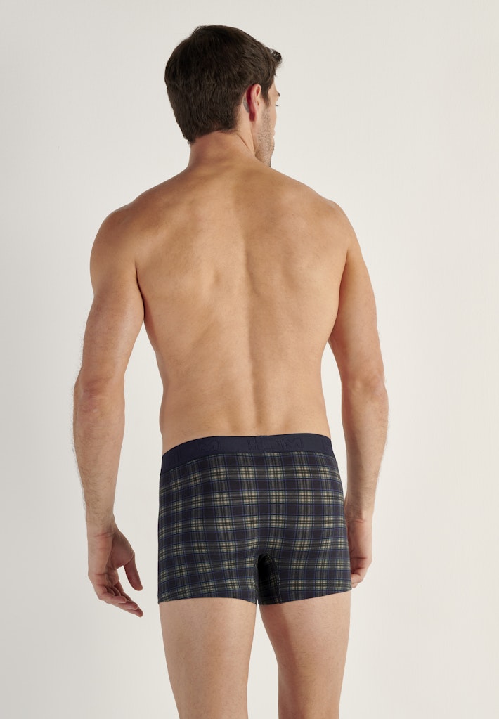 Sid Boxer Briefs | Navy Check 403221-C0RA