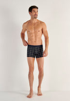 Sid Boxer Briefs | Navy Check 403221-C0RA