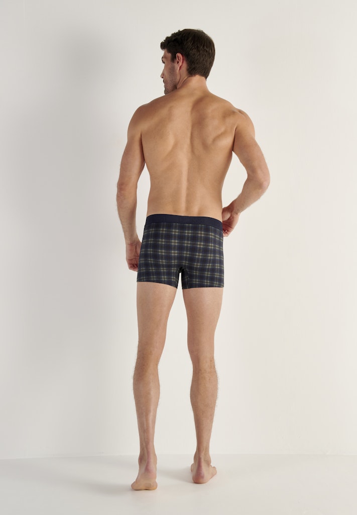 Sid Boxer Briefs | Navy Check 403221-C0RA