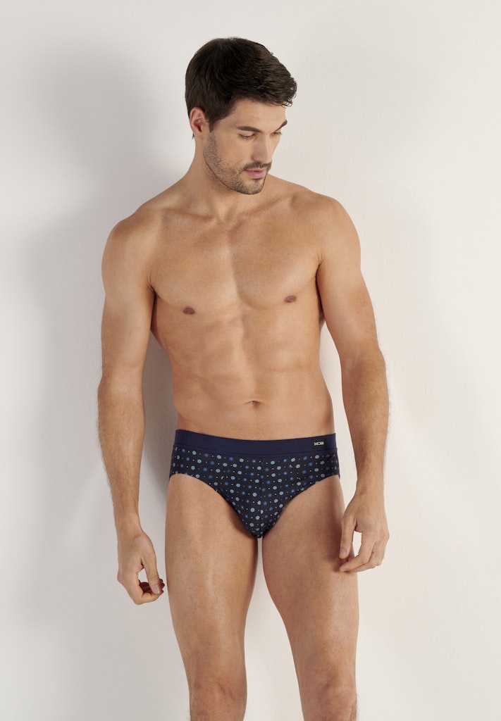 Bo Comfort Mini Briefs | Navy Print 403230-I0RA