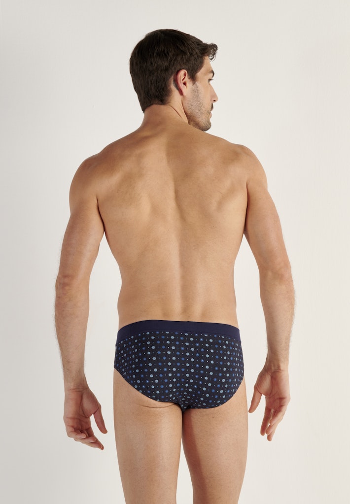 Bo Comfort Mini Briefs | Navy Print 403230-I0RA