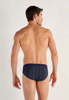 Bo Comfort Mini Briefs | Navy Print 403230-I0RA
