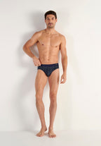 Bo Comfort Mini Briefs | Navy Print 403230-I0RA