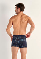 Bo Comfort Boxer Briefs | Navy Print 403231-I0RA