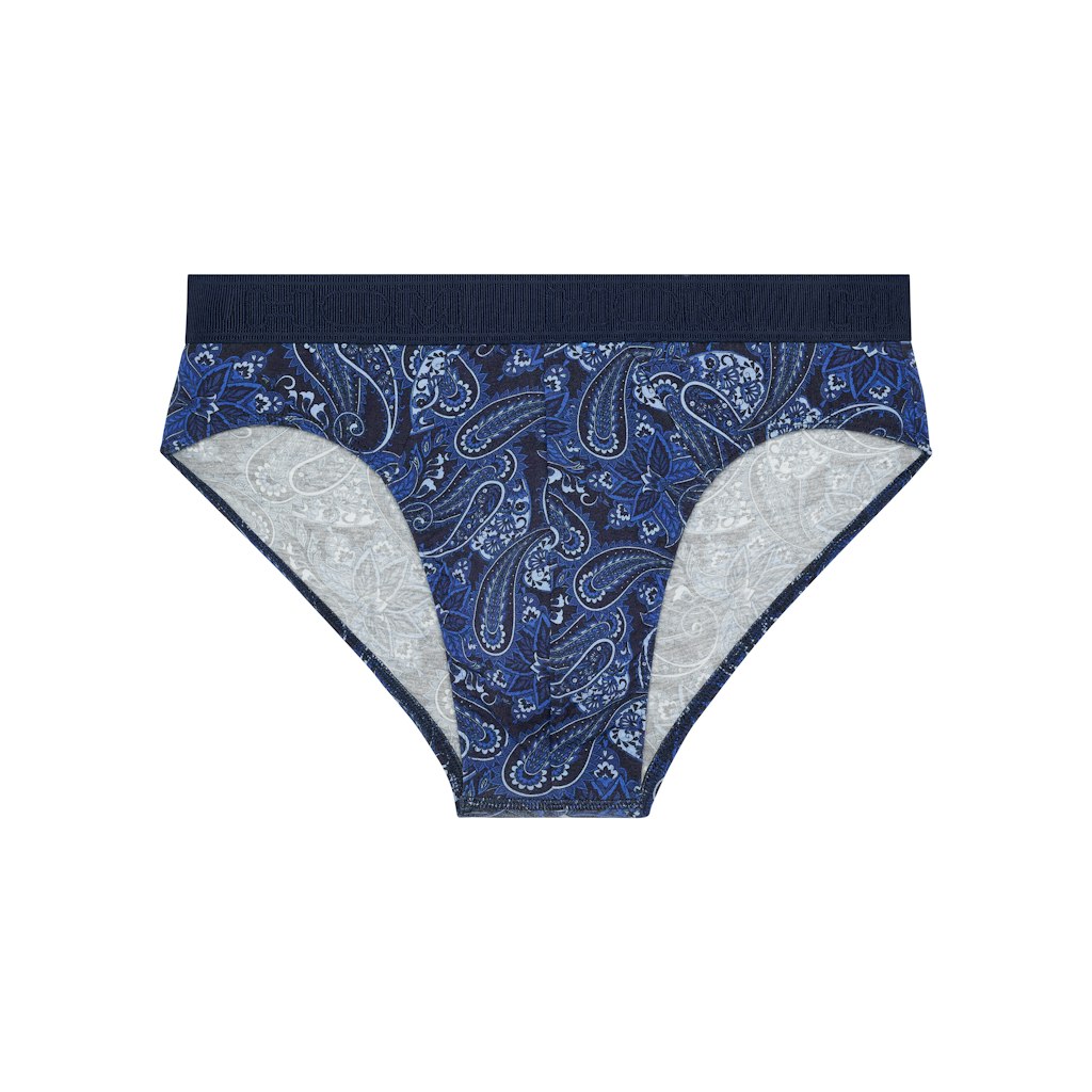 Bohemian Mini Briefs | Navy Print 403236-P0RA