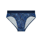 Bohemian Mini Briefs | Navy Print 403236-P0RA