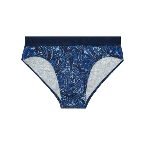 Bohemian Mini Briefs | Navy Print 403236-P0RA