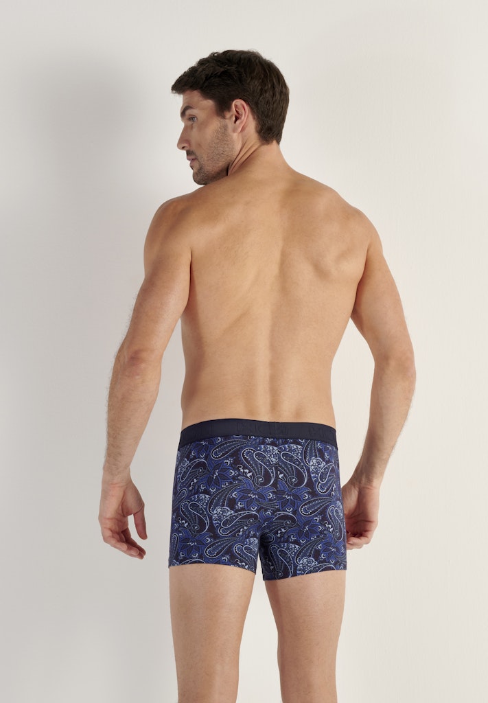 Bohemian Boxer Briefs | Navy Print 403237-P0RA