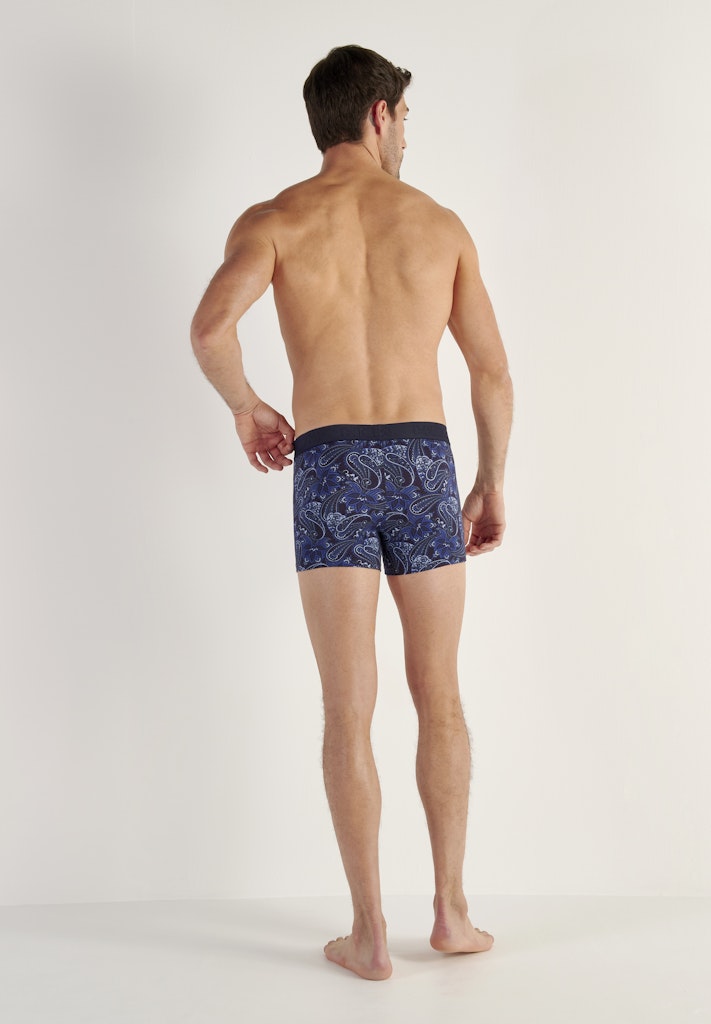 Bohemian Boxer Briefs | Navy Print 403237-P0RA
