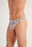 Funky Styles G-String | White Print 403245-P003