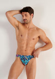 Funky Styles G-String | Navy Blue Print 403245-P0NB