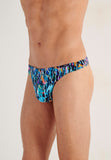 Funky Styles G-String | Navy Blue Print 403245-P0NB