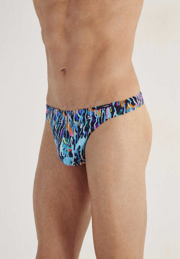 Funky Styles G-String | Navy Blue Print 403245-P0NB