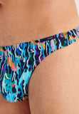 Funky Styles G-String | Navy Blue Print 403245-P0NB