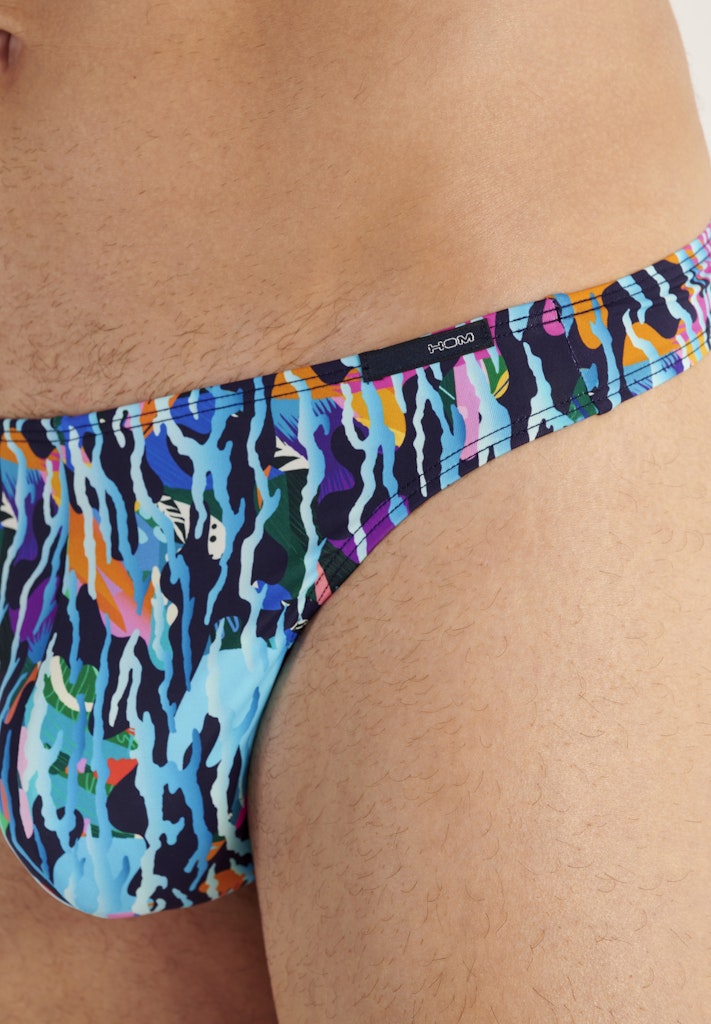 Funky Styles G-String | Navy Blue Print 403245-P0NB