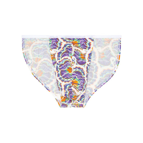 Funky Styles Tanga Briefs | White Print 403246-P003