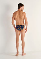 Funky Styles Tanga Briefs | Black Prin 403246-P004