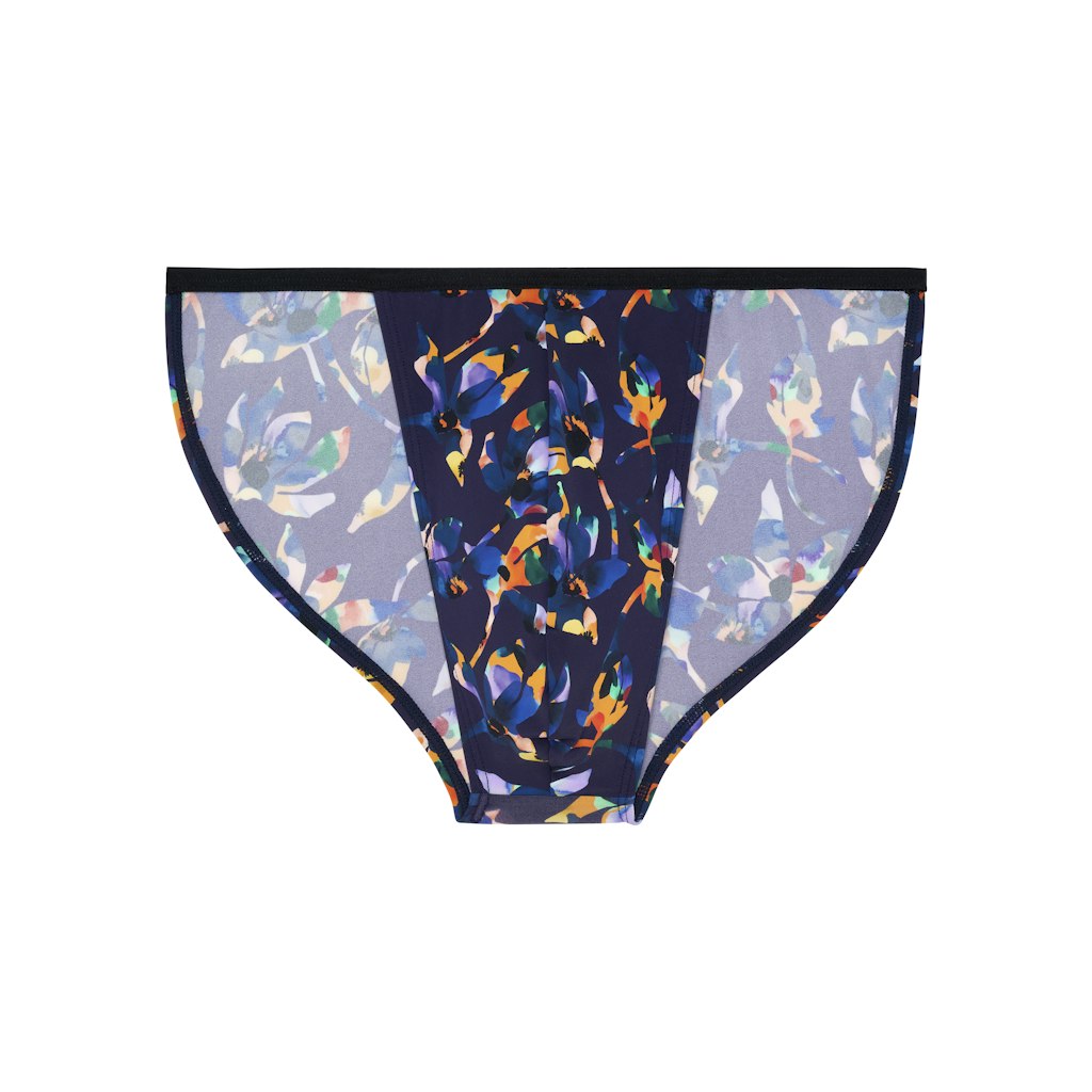 Funky Styles Tanga Briefs | Black Prin 403246-P004