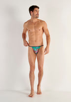 Funky Styles Tanga Briefs | Multico Print 403246-P023