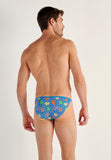 Funky Styles Tanga Briefs | Blue Print 403246-P0BI