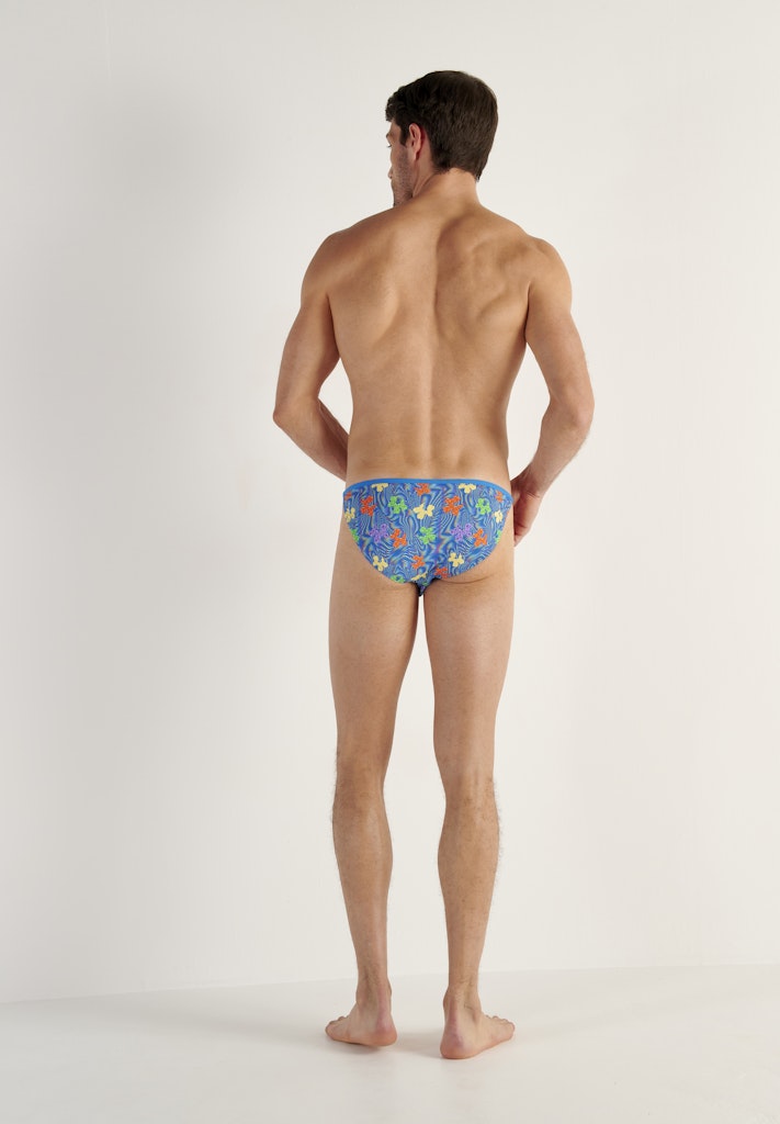 Funky Styles Tanga Briefs | Blue Print 403246-P0BI